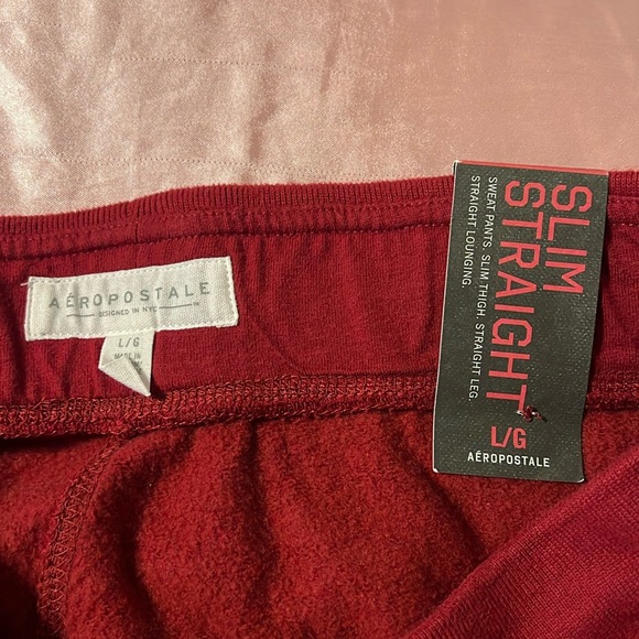 2000’s Aeropostale sweatpants track suit red size large - Picture 3 of 3